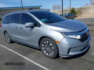 2022 Honda Odyssey EX-L with VIN 5FNRL6H73NB040956, listed as a IAAI auction lot 41615165 with 88,779 mi miles and . Bid and sale history available at DreamBid. Image 1.