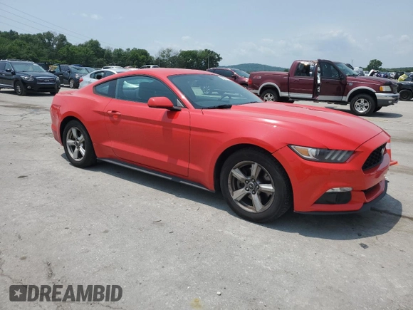 2015 Ford Mustang EcoBoost with VIN 1FA6P8TH7F5376556, listed as a Copart auction lot 59798195 with 91,649 mi miles and Salvage title. Bid and sale history available at DreamBid. Image 4.