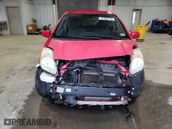 2011 Toyota Yaris with VIN JTDJT4K35B5338543, listed as a Copart auction lot 51998195 with 84,025 mi miles and Clean Title. Bid and sale history available at carsss.com. Image 5.