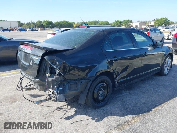 2012 Ford Fusion SPORT with VIN 3FAHP0KC7CR449210, listed as a IAAI auction lot 41722058 with 153,834 mi miles. Bid and sale history available at carsss.com. Image 4.