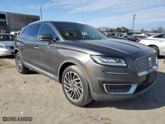2019 Lincoln Nautilus Reserve with VIN 2LMPJ8LP0KBL41192, listed as a Copart auction lot 46260205 with 40,082 mi miles and Salvage Title. Bid and sale history available at carsss.com. Image 4.