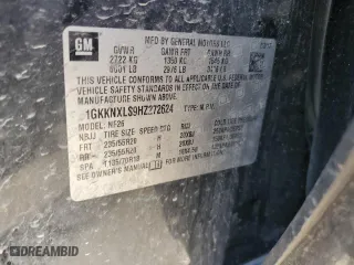 2017 GMC Acadia Denali with VIN 1GKKNXLS9HZ272624, listed as a Copart auction lot 45777535 with 174,351 mi miles and Salvage Title. Bid and sale history available at carsss.com. Image 15.
