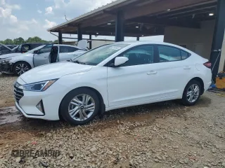 2020 Hyundai Elantra SEL with VIN 5NPD84LF1LH602463, listed as a Copart auction lot 62190505 with 33,623 mi miles and Salvage title. Bid and sale history available at DreamBid. Image 1.