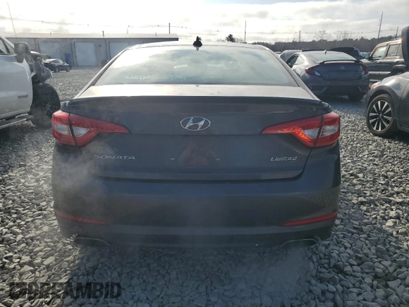 2016 Hyundai Sonata Sport with VIN 5NPE34AF5GH435360, listed as a Copart auction lot 48551875 with 164,036 mi miles and Salvage Title. Bid and sale history available at DreamBid. Image 6.