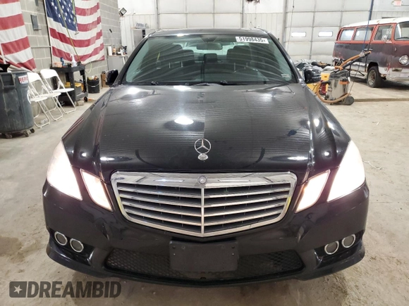 2010 Mercedes-Benz E-Class E 350 Luxury with VIN WDDHF8HB9AA169652, listed as a Copart auction lot 51998435 with 129,662 mi miles and Salvage Title. Bid and sale history available at carsss.com. Image 5.