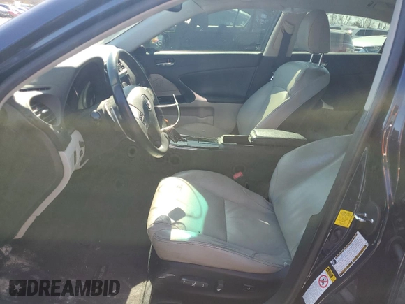 2012 Lexus IS 250 with VIN JTHBF5C2XC5176271, listed as a Copart auction lot 50239695 with 189,305 mi miles and Salvage Title. Bid and sale history available at DreamBid. Image 7.