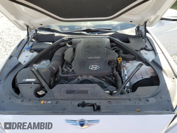 2016 Hyundai Genesis 3.8L with VIN KMHGN4JE3GU137580, listed as a Copart auction lot 70506344 with 75,158 mi miles and Salvage Title. Bid and sale history available at carsss.com. Image 11.