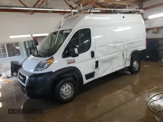 2021 Ram ProMaster Cargo with VIN 3C6LRVBG9ME520874, listed as a Copart auction lot 73158774 with 52,200 mi miles and Salvage Title. Bid and sale history available at carsss.com. Image 1.