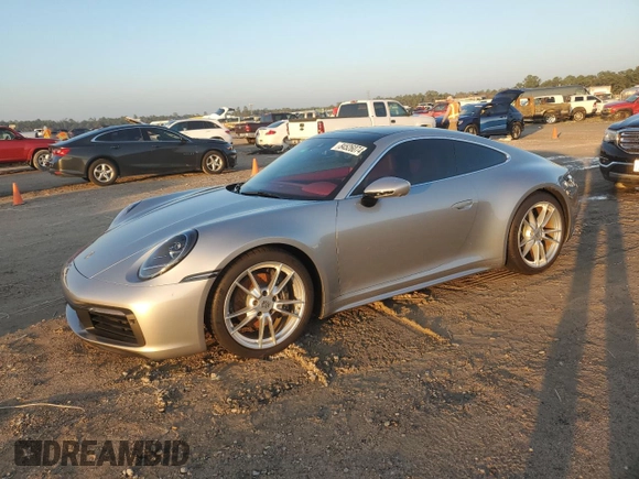 2024 Porsche 911 Carrera with VIN WP0AA2A97RS207304, listed as a Copart auction lot 84526074 with 0 mi miles and Non Repairable. Bid and sale history available at carsss.com. Image 1.