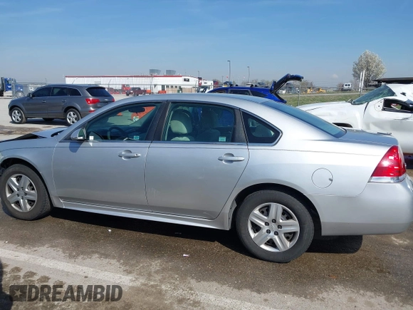 2010 Chevrolet Impala LS with VIN 2G1WA5EK4A1161609, listed as a IAAI auction lot 41889517 with 124,484 mi miles and . Bid and sale history available at DreamBid. Image 15.