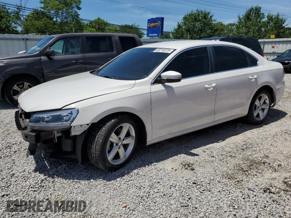 2015 Volkswagen Passat SE with VIN 1VWBV7A30FC065687, listed as a Copart auction lot 63218375 with 124,286 mi miles and Salvage title. Bid and sale history available at DreamBid. Image 1.