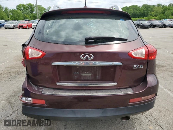 2012 Infiniti EX Journey with VIN JN1AJ0HR1CM451720, listed as a Copart auction lot 55737725 with 128,433 mi miles and Salvage title. Bid and sale history available at DreamBid. Image 6.