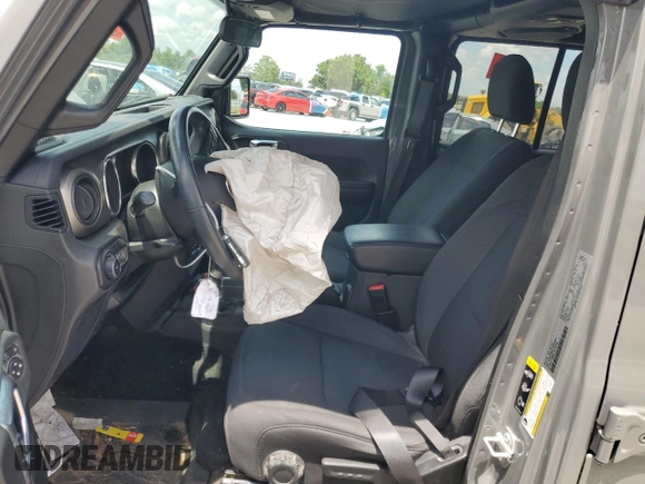 2020 Jeep Wrangler Unlimited Willys with VIN 1C4HJXDN7LW337975, listed as a Copart auction lot 58839085 with Not provided miles and Non repairable. Bid and sale history available at DreamBid. Image 7.