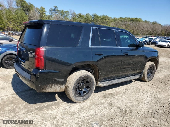 2016 Chevrolet Tahoe Commercial with VIN 1GNSKDEC0GR272963, listed as a Copart auction lot 48971055 with 63,648 mi miles and Clean Title. Bid and sale history available at carsss.com. Image 3.