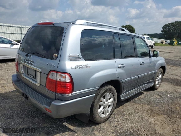 2005 Lexus LX 470 with VIN JTJHT00W254001985, listed as a Copart auction lot 65908043 with 138,003 mi miles and Clean Title. Bid and sale history available at carsss.com. Image 3.