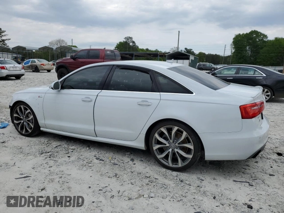 2015 Audi A6 Premium Plus with VIN WAUFGAFC4FN028079, listed as a Copart auction lot 50939535 with 112,696 mi miles and Salvage title. Bid and sale history available at DreamBid. Image 2.