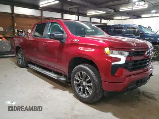 2023 Chevrolet Silverado 1500 RST with VIN 1GCUDEED4PZ152559, listed as a Copart auction lot 50621785 with 35,533 mi miles and Salvage Title. Bid and sale history available at DreamBid. Image 4.