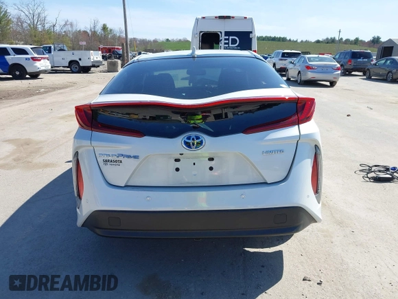 2021 Toyota Prius LE with VIN JTDKAMFP8M3174629, listed as a IAAI auction lot 42087974 with 16,348 mi miles and . Bid and sale history available at DreamBid. Image 16.