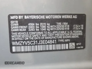 2018 MINI Countryman Cooper with VIN WMZYV5C31J3E04841, listed as a Copart auction lot 73400944 with 28,854 mi miles and Salvage Title. Bid and sale history available at carsss.com. Image 12.