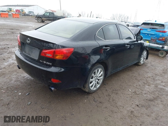 2006 Lexus IS 250 with VIN JTHCK262365007580, listed as a IAAI auction lot 41726932 with 193,087 mi miles and . Bid and sale history available at DreamBid. Image 4.