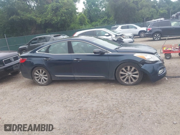 2013 Hyundai Azera with VIN KMHFH4JG5DA260461, listed as a IAAI auction lot 42603483 with 157,362 mi miles and . Bid and sale history available at DreamBid. Image 14.