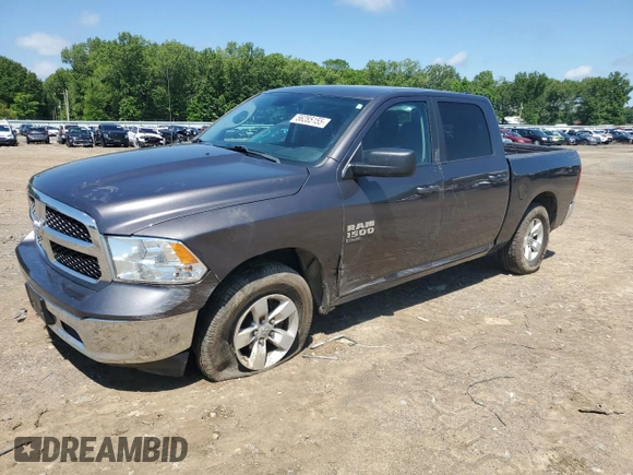2021 Ram 1500 SLT with VIN 1C6RR7LG7MS532135, listed as a Copart auction lot 56285155 with 105,848 mi miles and Salvage title. Bid and sale history available at DreamBid. Image 1.