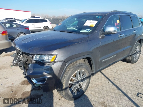 2020 Jeep Grand Cherokee Limited with VIN 1C4RJEBG7LC364947, listed as a IAAI auction lot 41626549 with 82,307 mi miles. Bid and sale history available at carsss.com. Image 2.