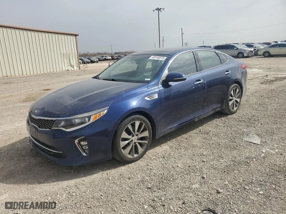 2018 Kia Optima LX with VIN 5XXGT4L31JG253136, listed as a Copart auction lot 48146915 with 127,007 mi miles and Salvage Title. Bid and sale history available at carsss.com. Image 1.