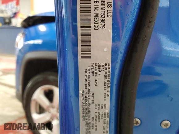 2021 Jeep Compass Latitude z VIN 3C4NJDBB0MT539879, wystawiony jako Copart lot #57964125 z przebiegiem 43 246 mil mil oraz Szkoda całkowita • Salvage title. Historia ofert i sprzedaży dostępna na DreamBid. Obrazek 14.