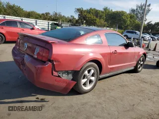 2007 Ford Mustang Deluxe with VIN 1ZVFT80N375240875, listed as a Copart auction lot 42513745 with 161,110 mi miles and Salvage Title. Bid and sale history available at carsss.com. Image 3.