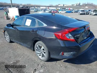 2017 Honda Civic EX with VIN 19XFC2F87HE076134, listed as a IAAI auction lot 41863290 with 61,583 mi miles and . Bid and sale history available at DreamBid. Image 3.