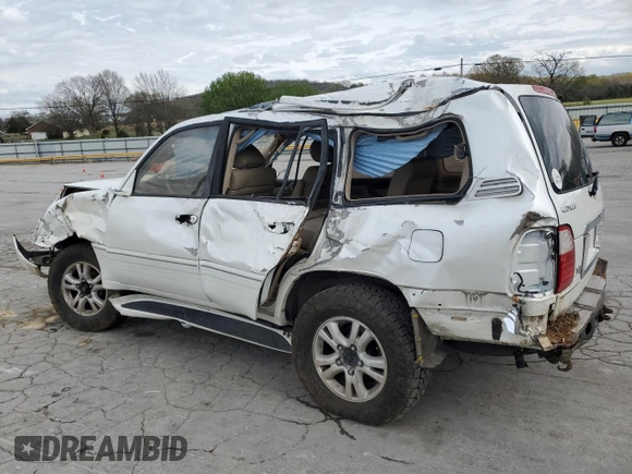 2003 Lexus LX with VIN JTJHT00W533533590, listed as a Copart auction lot 51649355 with 266,680 mi miles and Non Repairable. Bid and sale history available at carsss.com. Image 2.