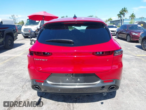 2024 Dodge Hornet R/T with VIN ZACPDFCW7R3A44078, listed as a IAAI auction lot 42603078 with 7,540 mi miles and . Bid and sale history available at DreamBid. Image 16.