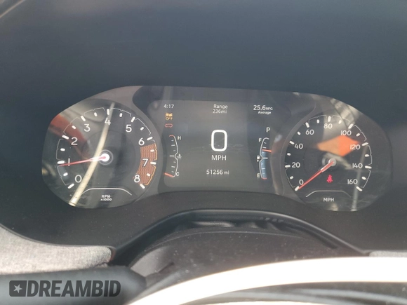 2022 Jeep Compass Altitude with VIN 3C4NJCBB1NT140152, listed as a Copart auction lot 63710165 with 51,256 mi miles and Clean title. Bid and sale history available at DreamBid. Image 9.