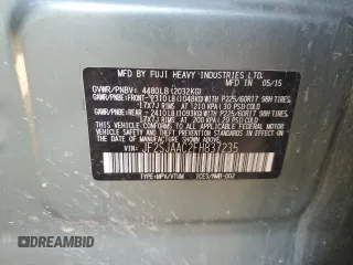 2015 Subaru Forester 2.5i with VIN JF2SJAAC2FH837235, listed as a Copart auction lot 84656944 with 102,374 mi miles and Salvage Title. Bid and sale history available at carsss.com. Image 15.
