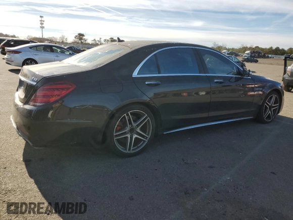 2018 Mercedes-Benz S 63 AMG with VIN WDDUG8JB0JA361449, listed as a Copart auction lot 77547564 with 41,408 mi miles and Salvage Title. Bid and sale history available at DreamBid. Image 3.