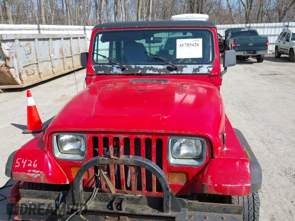 1994 Jeep Wrangler S with VIN 1J4FY19P6RP413984, listed as a IAAI auction lot 41785426 with 188,346 mi miles. Bid and sale history available at carsss.com. Image 6.