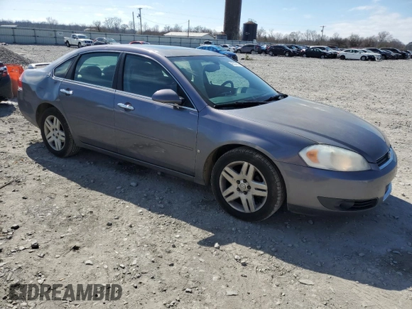 2007 Chevrolet Impala LTZ with VIN 2G1WU58R479120598, listed as a Copart auction lot 46327635 with 149,268 mi miles and Salvage Title. Bid and sale history available at DreamBid. Image 4.