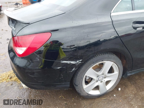 2015 Mercedes-Benz CLA 250 with VIN WDDSJ4GB6FN234908, listed as a IAAI auction lot 41943980 with 55,365 mi miles and . Bid and sale history available at DreamBid. Image 6.