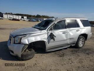 2018 GMC Yukon SLT Standard Edition with VIN 1GKS2DKC8JR384564, listed as a Copart auction lot 75963064 with 130,659 mi miles and Salvage Title. Bid and sale history available at carsss.com. Image 1.