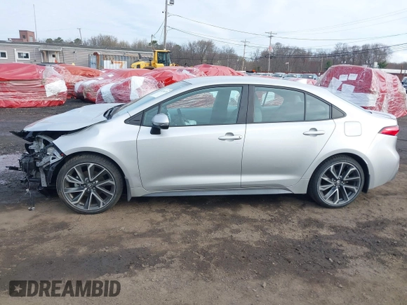 2022 Toyota Corolla SE with VIN 5YFS4MCE2NP108810, listed as a IAAI auction lot 41996376 with 45,701 mi miles and . Bid and sale history available at DreamBid. Image 14.