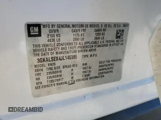 2018 GMC Terrain Denali with VIN 3GKALSEX4JL145385, listed as a Copart auction lot 85485774 with 122,806 mi miles and Clean Title. Bid and sale history available at DreamBid. Image 13.