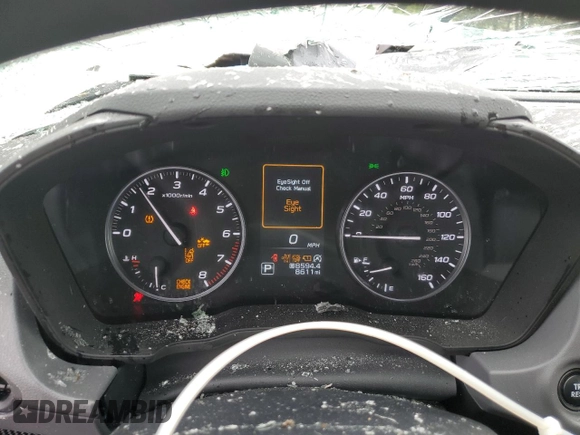 2024 Subaru Crosstrek Premium with VIN JF2GUADC6RH294744, listed as a Copart auction lot 55848795 with 8,611 mi miles and Salvage title. Bid and sale history available at DreamBid. Image 9.