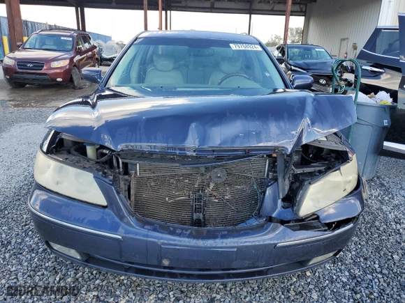 2006 Hyundai Azera SE with VIN KMHFC46F76A134376, listed as a Copart auction lot 79768924 with 215,572 mi miles and Non Repairable. Bid and sale history available at carsss.com. Image 5.
