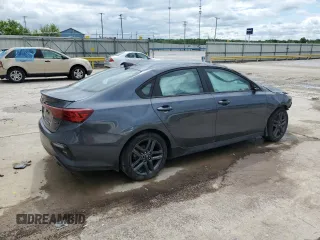 2021 Kia Forte GT-Line with VIN 3KPF34AD9ME282324, listed as a Copart auction lot 56571845 with Not provided miles and Non repairable. Bid and sale history available at DreamBid. Image 3.