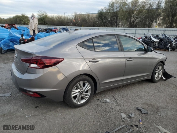 2020 Hyundai Elantra Value Edition with VIN KMHD84LF3LU903642, listed as a Copart auction lot 46331485 with 44,623 mi miles and Salvage Title. Bid and sale history available at carsss.com. Image 3.