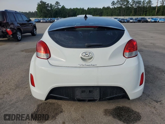 2013 Hyundai Veloster w/Gray Int with VIN KMHTC6ADXDU130886, listed as a Copart auction lot 57478095 with 130,008 mi miles and Salvage title. Bid and sale history available at DreamBid. Image 6.