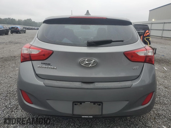 2016 Hyundai Elantra GT with VIN KMHD35LH5GU270850, listed as a Copart auction lot 72703084 with 58,047 mi miles and Salvage Title. Bid and sale history available at carsss.com. Image 6.