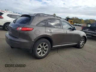 2007 Infiniti FX35 with VIN JNRAS08W47X208620, listed as a Copart auction lot 74446784 with 203,251 mi miles and Salvage Title. Bid and sale history available at carsss.com. Image 3.