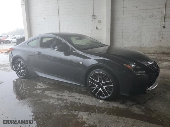 2018 Lexus RC with VIN JTHS85BC1J5004132, listed as a Copart auction lot 71377984 with 56,881 mi miles and Salvage Title. Bid and sale history available at carsss.com. Image 4.